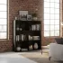 ModernHome modern álló polc nappaliba és hálószobába, 3 szintes, fekete