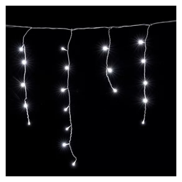Kültéri dekorációs karácsonyi fényfüzér 500db LED 19m-es függöny - karácsonyi dekoráció, kültéri fények