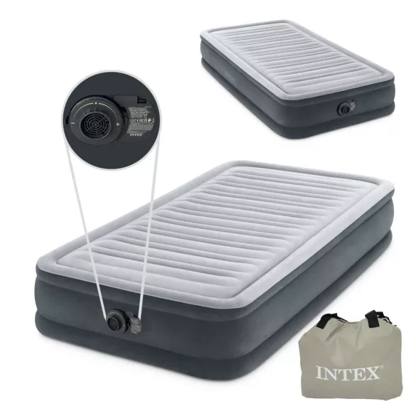 INTEX egyszemélyes felfújható matrac beépített pumpával 191x99 cm 67766ND