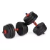 MOVEPRO állítható súlyzó- és rúdszett 2x15 kg, 30 kg rúd