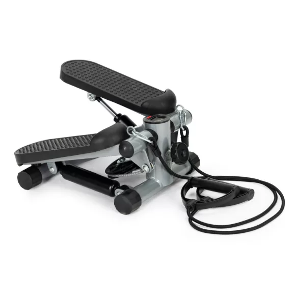 MOVEPRO stepper számlálóval és edzőszalagokkal fitnesshez