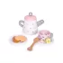 ECOTOYS fa teáskészlet gyerekeknek, csészékkel és kannával, 15 részes