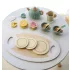 ECOTOYS tea- és kávékészlet sütikkel, csészékkel, teáskannával és tálcával