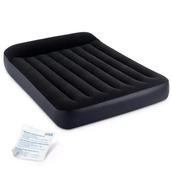 INTEX dupla felfújható matrac fejtámlával 191x137x25 cm 64142