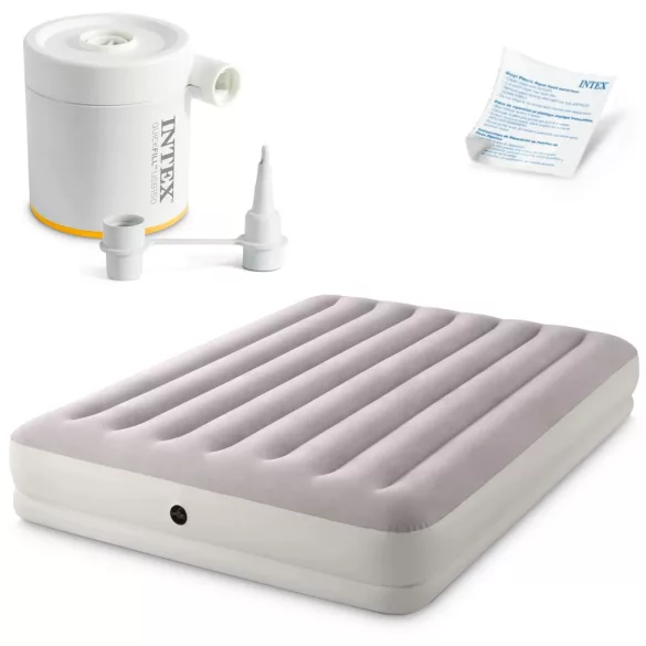 INTEX dupla légágy elektromos pumpával 203x152x30 cm 64179
