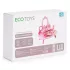 ECOTOYS fa gyermek fésülködőasztal tükörrel, fiókkal és 7 kiegészítővel