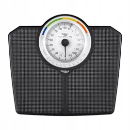   ELDOM klasszikus mechanikus fürdőszobai mérleg BMI funkcióval, 180 kg, fekete