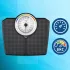 ELDOM klasszikus mechanikus fürdőszobai mérleg BMI funkcióval, 180 kg, fekete