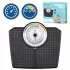 ELDOM klasszikus mechanikus fürdőszobai mérleg BMI funkcióval, 180 kg, fekete