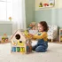 ECOTOYS fa készségfejlesztő busy house gyerekeknek, oktatópanel, XXL, 30 részes