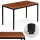 ModernHome konyha- és étkezőasztal 4-5 főre, számítógépasztal 120x60 cm