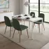 ModernHome fehér márványhatású konyha- és étkezőasztal, számítógépasztal 120x60 cm, 4-5 fő részére