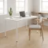 ModernHome konyhai étkezőasztal vagy számítógépasztal 4-5 személyes 120x60 cm fehér