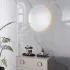 ModernHome kerek LED fürdőszobatükör falra szerelhető, 60 cm, 3 szín, érintőkapcsolós