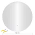 ModernHome kerek LED fürdőszobatükör falra szerelhető, 60 cm, 3 szín, érintőkapcsolós
