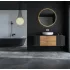 ModernHome kerek LED fürdőszobai falitükör, 80 cm, 3 szín, érintőkapcsolós