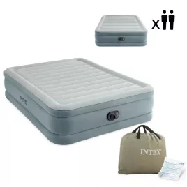   INTEX dupla felfújható matrac beépített elektromos pumpával 203x152x46 cm