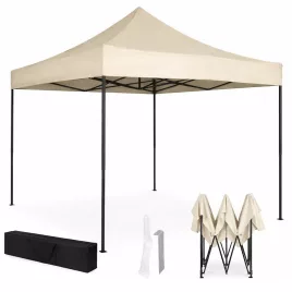 MultiGarden automata felnyíló kerti pavilon, 3x3 m, bézs