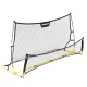 MOVEPRO kétoldalas futball edzőháló lövésgyakorláshoz 220x120 cm