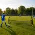 MOVEPRO kétoldalas futball edzőháló lövésgyakorláshoz 220x120 cm