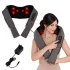 KADEN shiatsu nyak- és hátmasszírozó fűthető masszázsövvel, forgó fejekkel, 24W