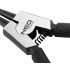 NEO TOOLS Zégergyűrű fogó 180mm, külső, egyenes, CrMo, 19 - 60mm, csúcs diameter 1,8 - 2,5mm 25 év garanciával 01-087