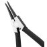 NEO TOOLS Zégergyűrű fogó 180mm, külső, egyenes, CrMo, 19 - 60mm, csúcs diameter 1,8 - 2,5mm 25 év garanciával 01-087