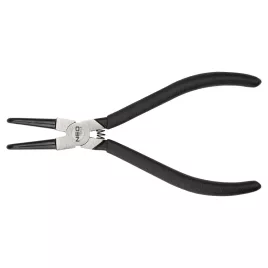   NEO TOOLS Zégergyűrű fogó 145mm, belső, hajlított, CrMo, 10 - 25mm, csúcs diameter 1,5 - 2,0mm 25 év garanciával 01-092