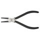 NEO TOOLS Zégergyűrű fogó 145mm, belső, hajlított, CrMo, 10 - 25mm, csúcs diameter 1,5 - 2,0mm 25 év garanciával 01-092