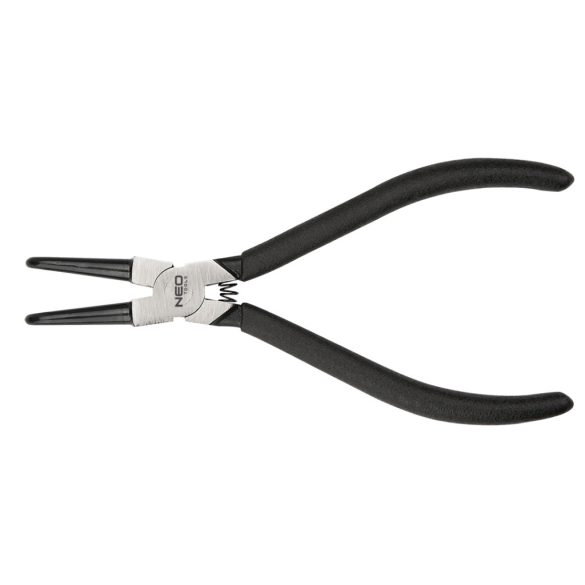 NEO TOOLS Zégergyűrű fogó 170mm, belső, hajlított, CrMo, 19 - 60mm, csúcs diameter 1,8 - 2,5mm 25 év garanciával 01-094