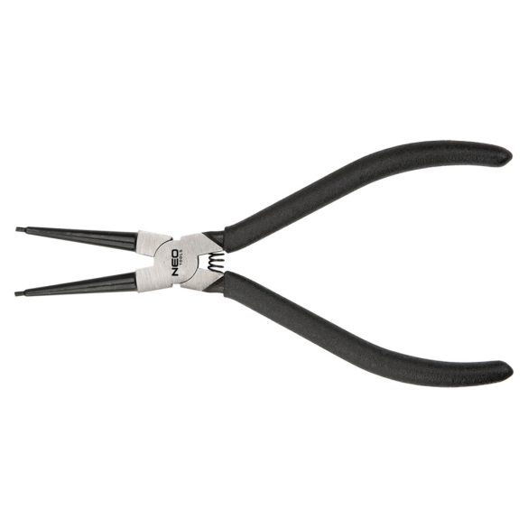 NEO TOOLS Zégergyűrű fogó 220mm, belső, hajlított, CrMo, 40 - 100mm, csúcs diameter 2,5 - 3,0mm 25 év garanciával 01-096