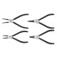 NEO TOOLS Zégergyűrű fogó készlet 4db, CrMo, 170-180mm, 40 - 100mm 25 év garanciával 01-097