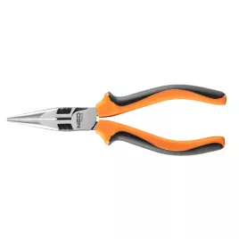   NEO TOOLS Hosszúcsőrű fogó 160MM 40% EnergiaMegtakarítás, csavarlazító fogazattal 25 év garanciával 01-154