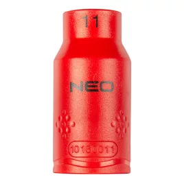   NEO TOOLS Dugókulcs 6-lapú 1/2" 11mm 1000V, szigetelt 25 év garanciával 01-182