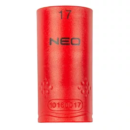   NEO TOOLS Dugókulcs 6-lapú 1/2" 17mm 1000V, szigetelt 25 év garanciával 01-187