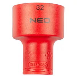   NEO TOOLS Dugókulcs 6-lapú 1/2" 32mm 1000V, szigetelt 25 év garanciával 01-195