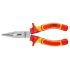 NEO TOOLS Hosszúcsőrű fogó 1000V, szigetelt, 160mm (6"), CrV, polírozott 25 év garanciával 01-223