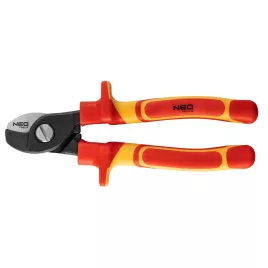   NEO TOOLS Kábelvágó fogó 1000V, szigetelt, 160mm (6"), CrV 25 év garanciával 01-233