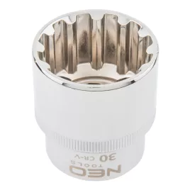   NEO TOOLS Dugókulcs 30mm, 1/2", SPLINE 25 év garanciával 08-598
