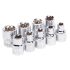 NEO TOOLS Torxkulcs készlet 9db, 1/2", E10 - E25 25 év garanciával 08-649