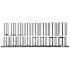 NEO TOOLS Dugókulcskészlet 8db 1/2" hosszú SPLINE 25 év garanciával 08-650