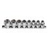 NEO TOOLS Dugókulcskészlet 8db 1/2" SPLINE 25 év garanciával 08-651