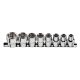 NEO TOOLS Dugókulcskészlet 8db 1/2" SPLINE 25 év garanciával 08-651