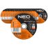 NEO TOOLS Vágókorong, fémhez, 125x1x22,2mm, 41A 60 S BF INOX, 25db/cs 08-720