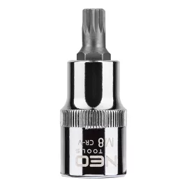   NEO TOOLS Spline dugókulcs 1/2", M8x55mm 25 év garanciával 08-732