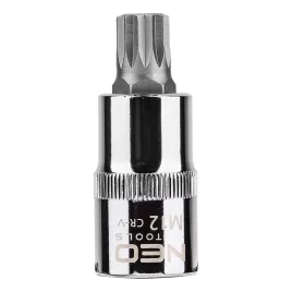   NEO TOOLS Spline dugókulcs 1/2", M12x55mm 25 év garanciával 08-734