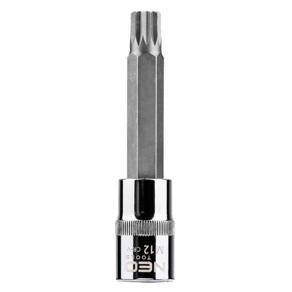 NEO TOOLS Spline dugókulcs 1/2", M12x100mm 25 év garanciával 08-744