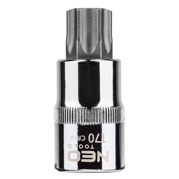 NEO TOOLS Torxdugókulcs 1/2" T70x55mm 25 év garanciával 08-759