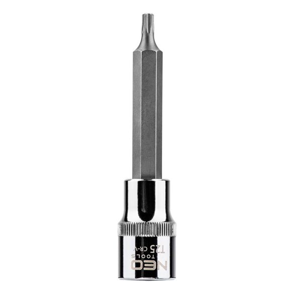 NEO TOOLS Torxdugókulcs 1/2'' T25, 100mm 25 év garanciával 08-761