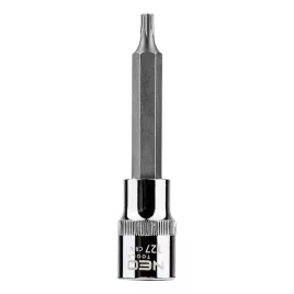   NEO TOOLS Torxdugókulcs 1/2'' T27, 100mm 25 év garanciával 08-762